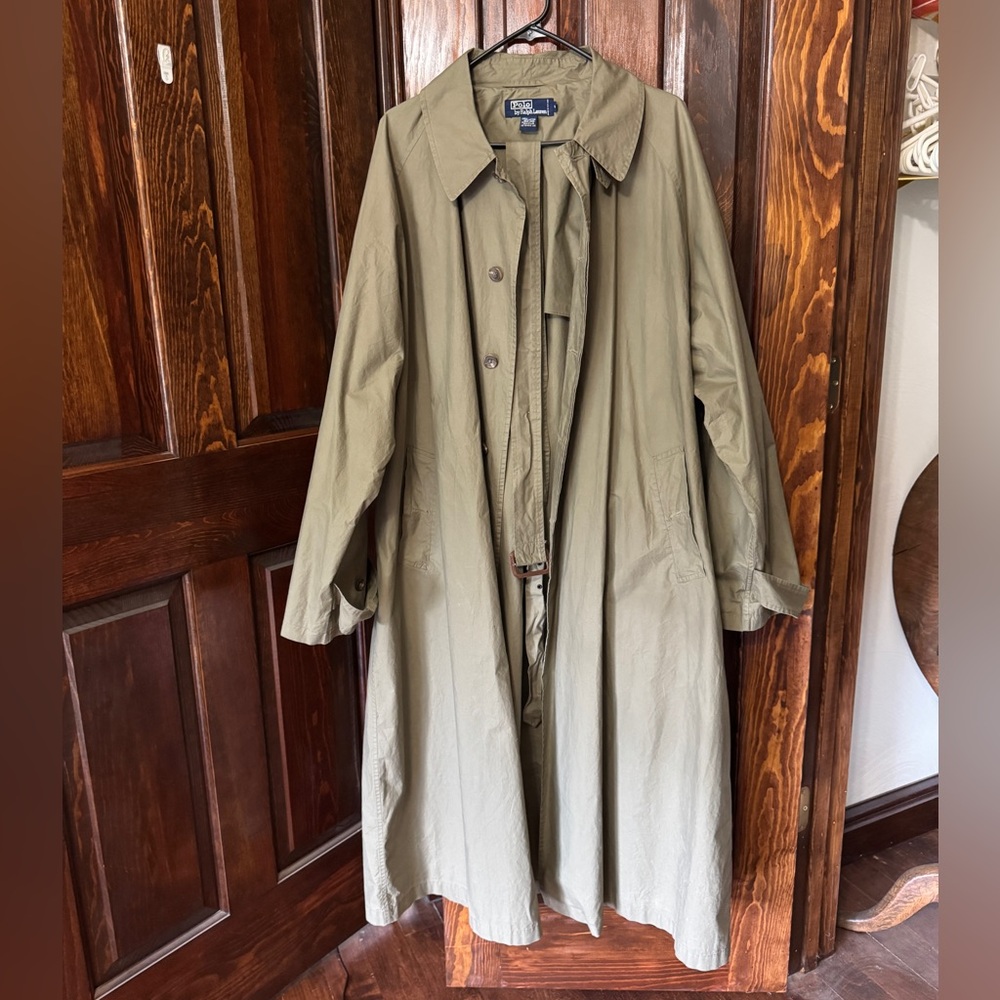 Polo by Ralph Lauren Men’s Khaki Trench Coat